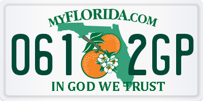 FL license plate 0612GP