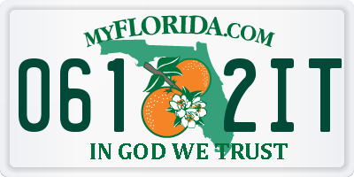 FL license plate 0612IT