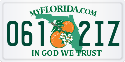 FL license plate 0612IZ