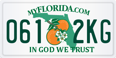 FL license plate 0612KG