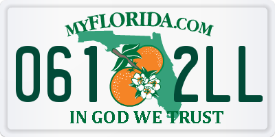 FL license plate 0612LL