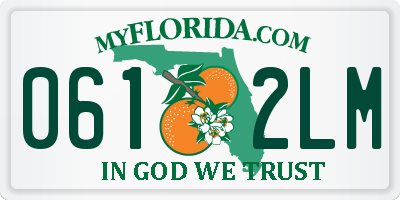 FL license plate 0612LM
