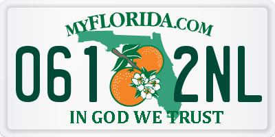 FL license plate 0612NL