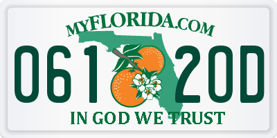 FL license plate 0612OD