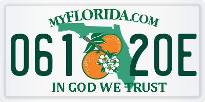 FL license plate 0612OE