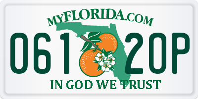 FL license plate 0612OP