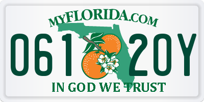 FL license plate 0612OY
