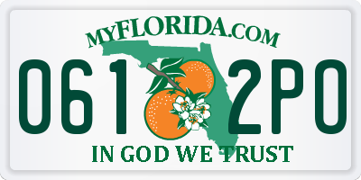 FL license plate 0612PO