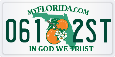 FL license plate 0612ST