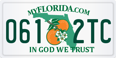 FL license plate 0612TC