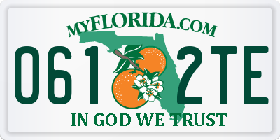 FL license plate 0612TE