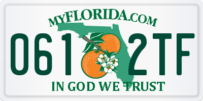 FL license plate 0612TF