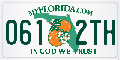FL license plate 0612TH