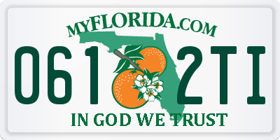 FL license plate 0612TI