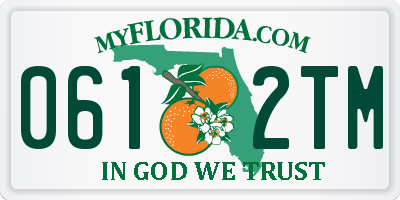 FL license plate 0612TM