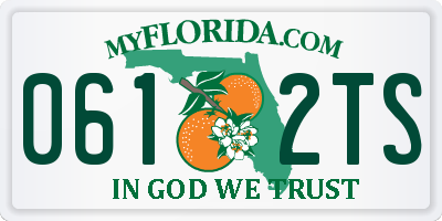 FL license plate 0612TS