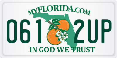 FL license plate 0612UP