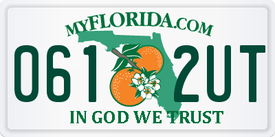 FL license plate 0612UT