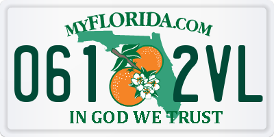 FL license plate 0612VL