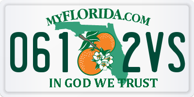 FL license plate 0612VS