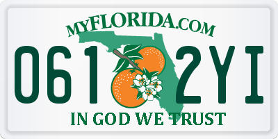 FL license plate 0612YI