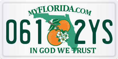 FL license plate 0612YS