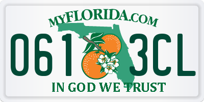 FL license plate 0613CL