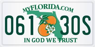 FL license plate 0613OS