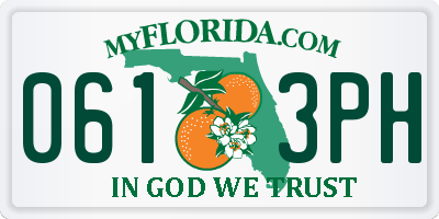 FL license plate 0613PH