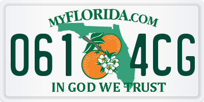 FL license plate 0614CG