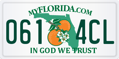 FL license plate 0614CL