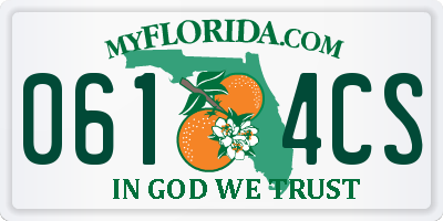FL license plate 0614CS