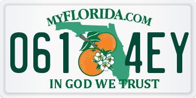 FL license plate 0614EY