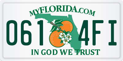 FL license plate 0614FI