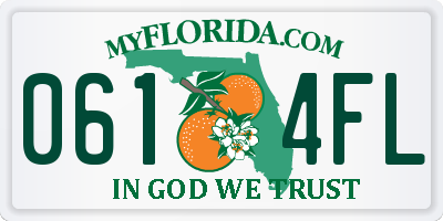 FL license plate 0614FL