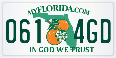 FL license plate 0614GD