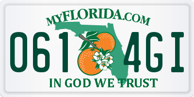 FL license plate 0614GI