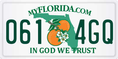 FL license plate 0614GQ