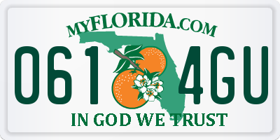 FL license plate 0614GU