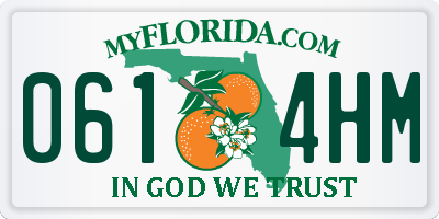 FL license plate 0614HM