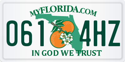 FL license plate 0614HZ