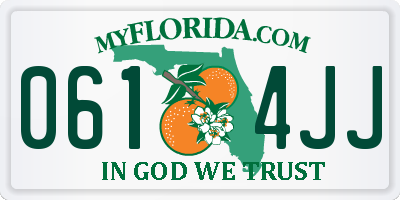 FL license plate 0614JJ