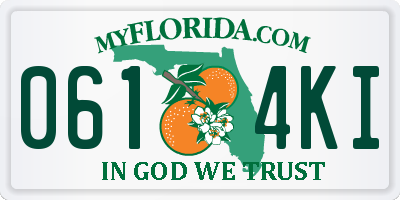 FL license plate 0614KI