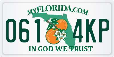 FL license plate 0614KP