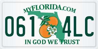 FL license plate 0614LC