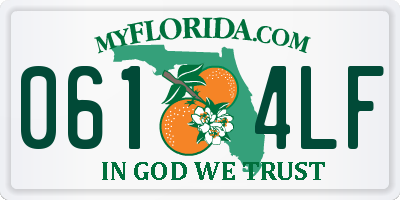 FL license plate 0614LF
