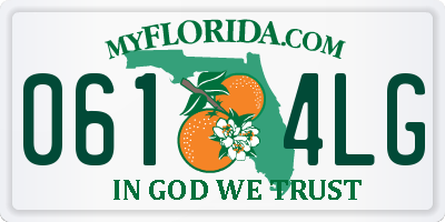 FL license plate 0614LG