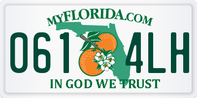 FL license plate 0614LH