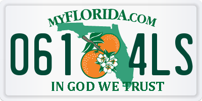 FL license plate 0614LS