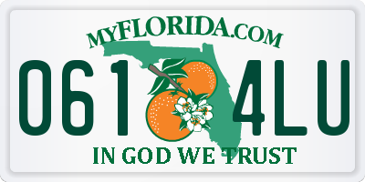 FL license plate 0614LU